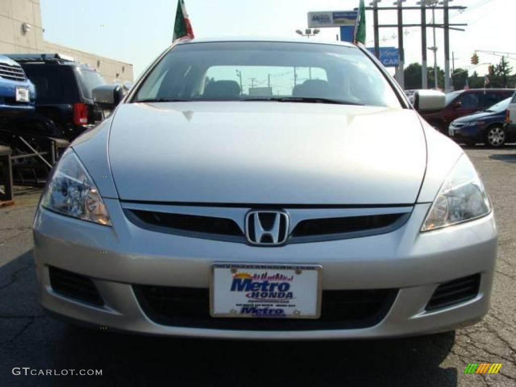 2006 Accord EX-L Sedan - Alabaster Silver Metallic / Black photo #2