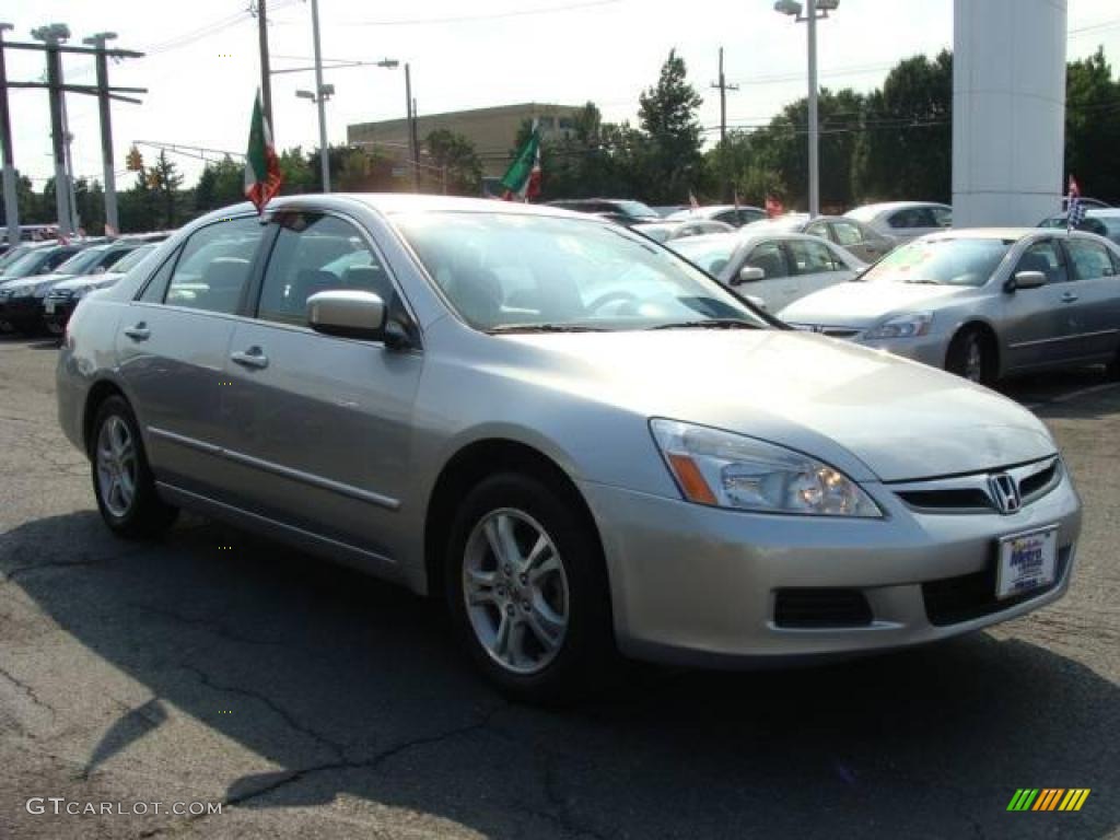 2006 Accord EX-L Sedan - Alabaster Silver Metallic / Black photo #3