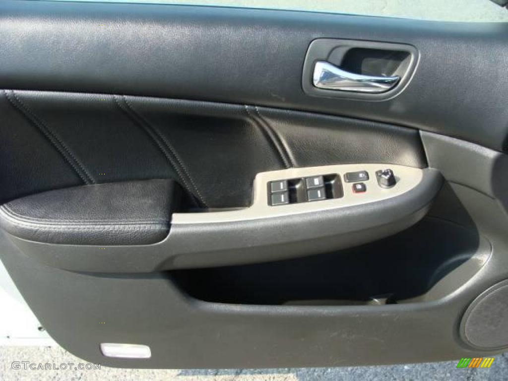 2006 Accord EX-L Sedan - Alabaster Silver Metallic / Black photo #6