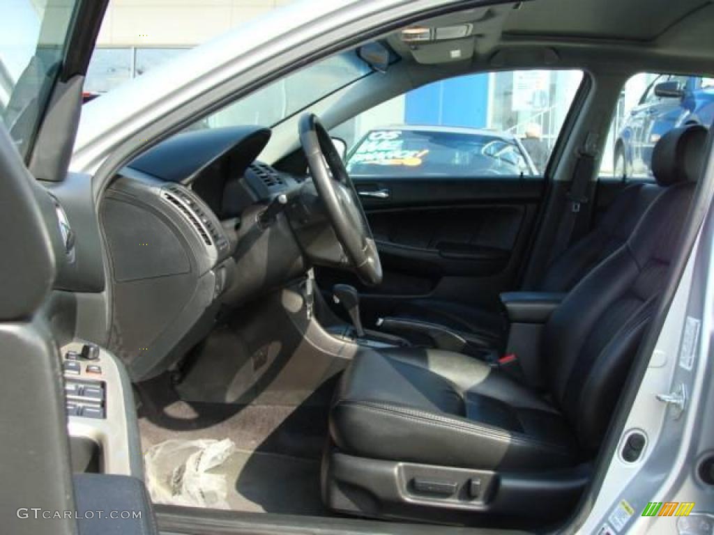 2006 Accord EX-L Sedan - Alabaster Silver Metallic / Black photo #7