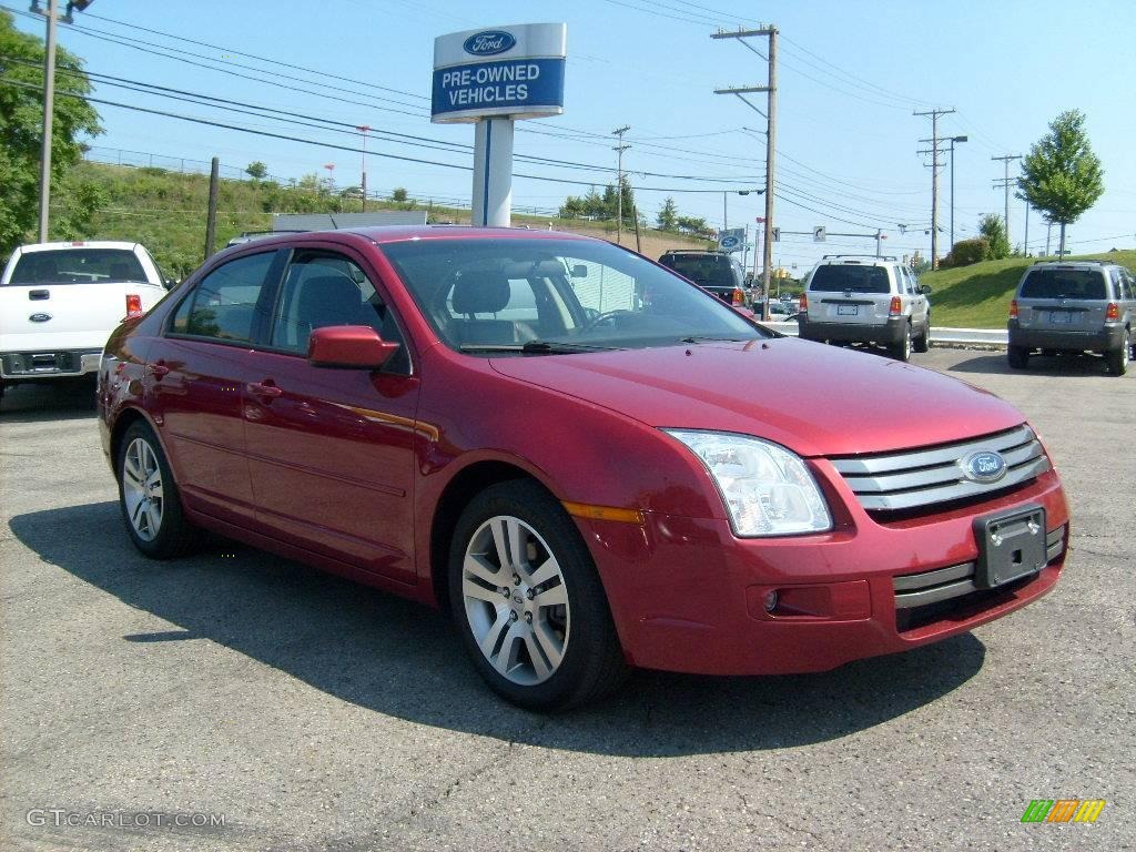 2007 Fusion SE - Redfire Metallic / Charcoal Black photo #1