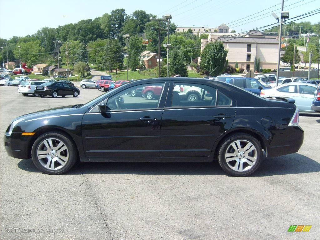 2007 Fusion SE - Black / Charcoal Black photo #4