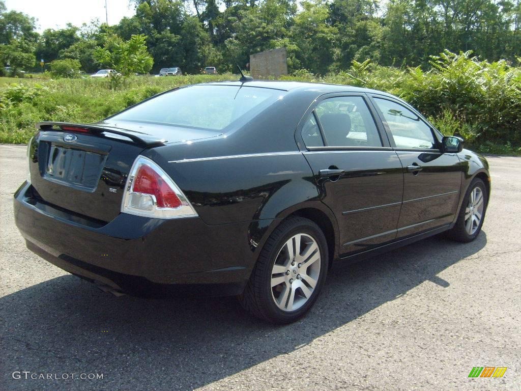 2007 Fusion SE - Black / Charcoal Black photo #7
