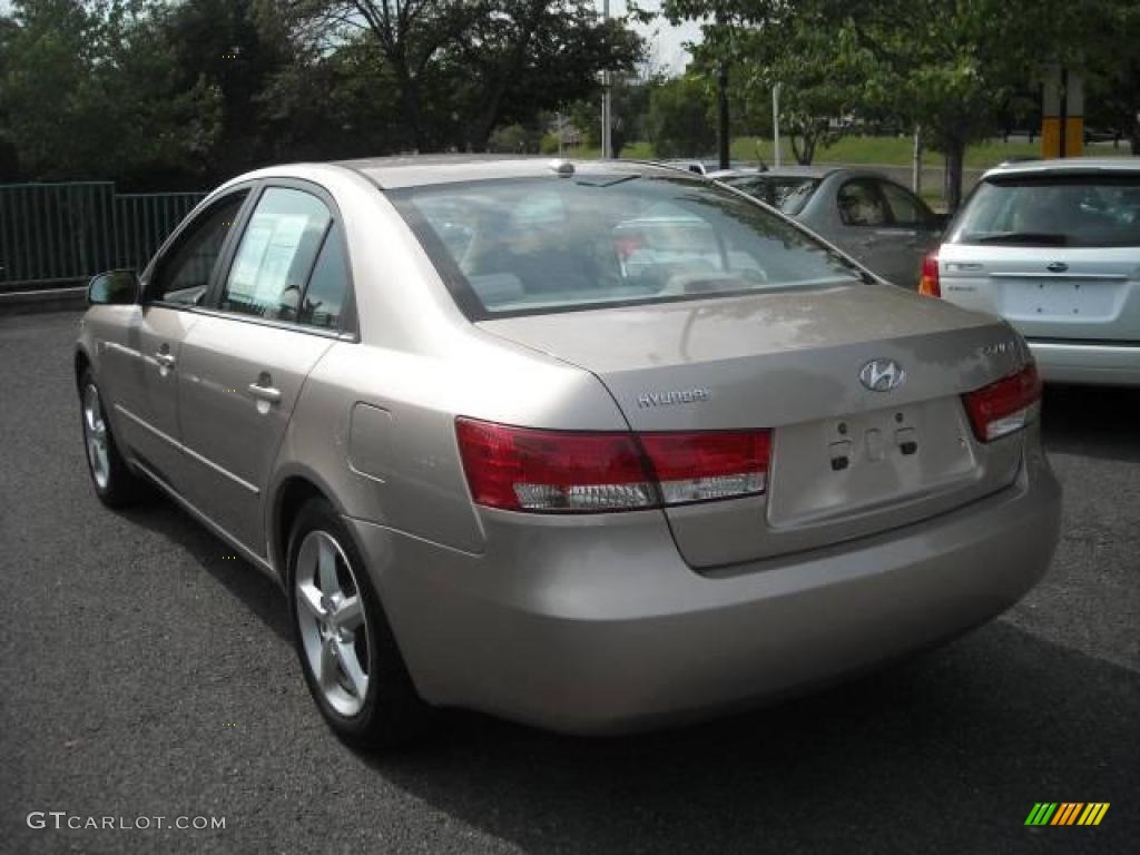 2007 Sonata GLS - Golden Beige / Beige photo #2