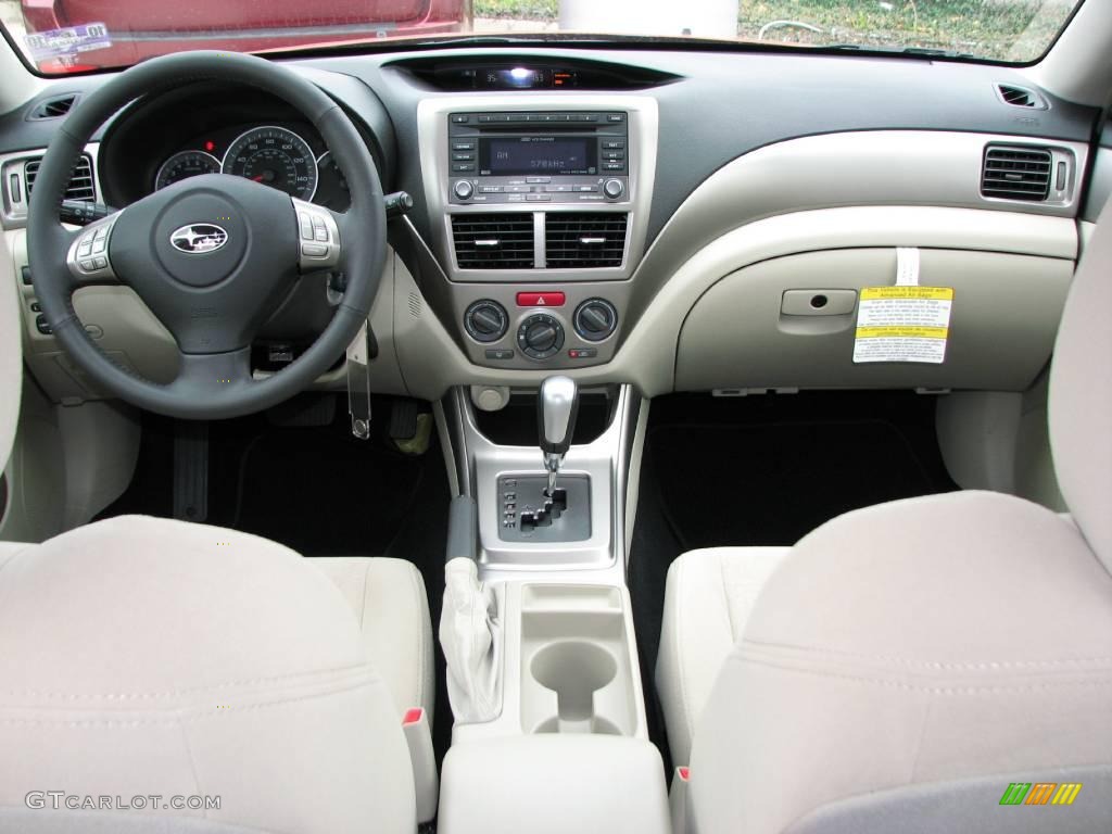 2009 Impreza 2.5i Premium Wagon - Paprika Red Pearl / Ivory photo #7