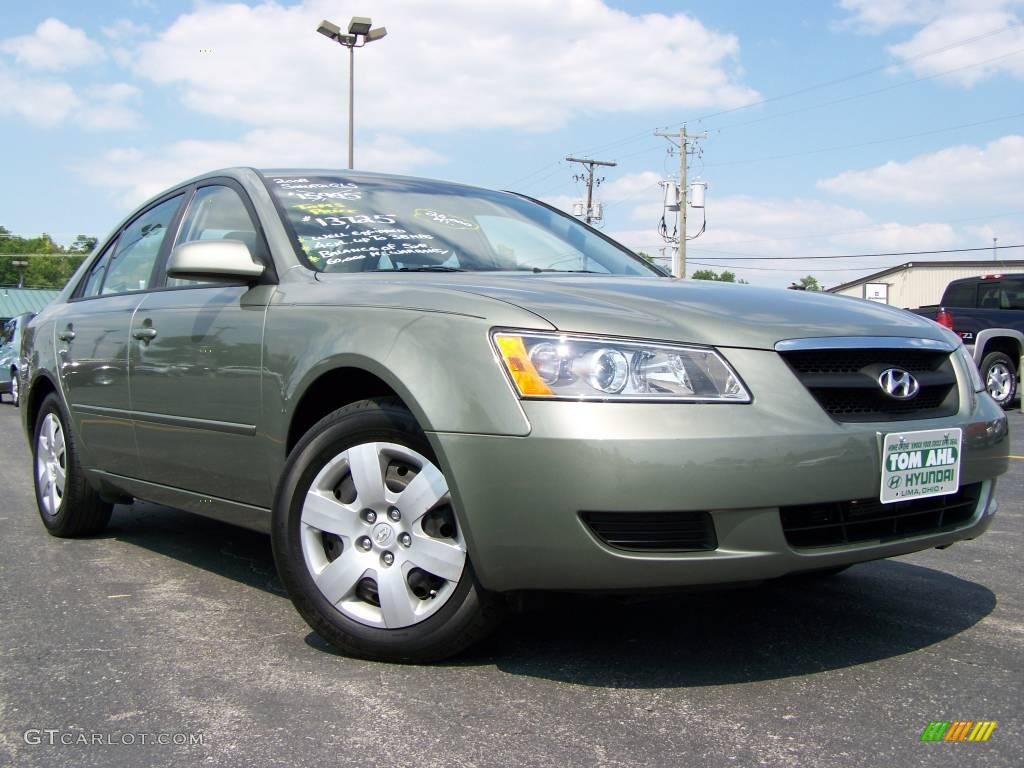 2008 Sonata GLS - Natural Khaki Green / Beige photo #1