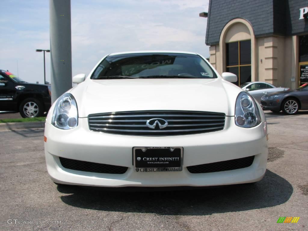 2006 G 35 Coupe - Ivory White Pearl / Wheat photo #2