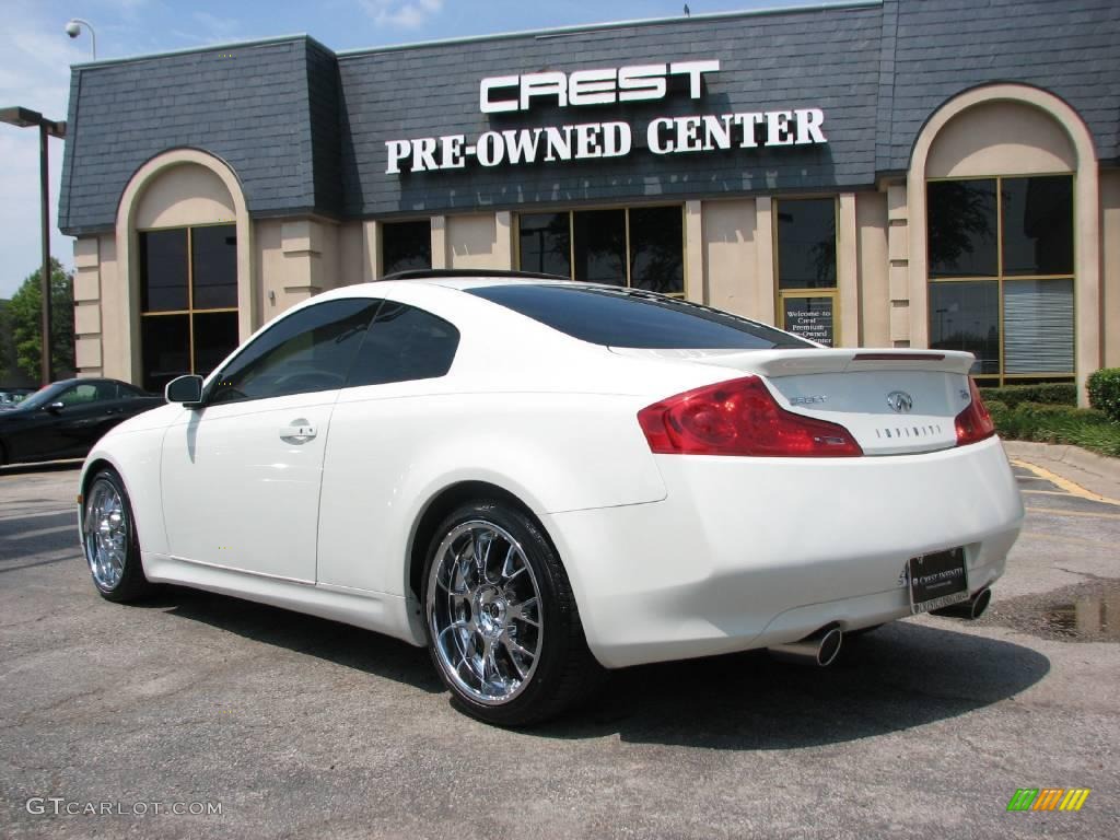 2006 G 35 Coupe - Ivory White Pearl / Wheat photo #5