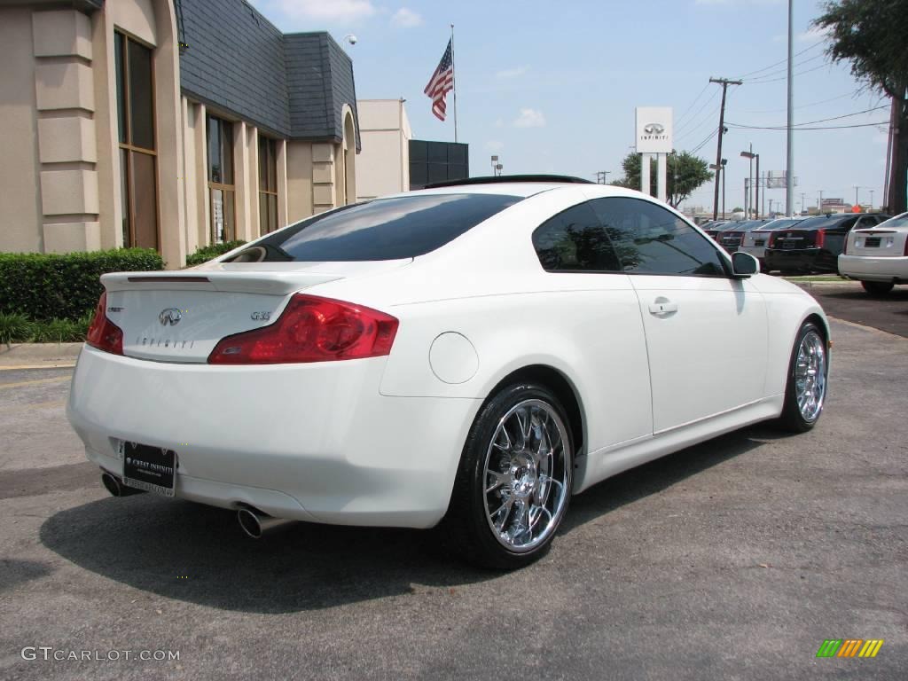 2006 G 35 Coupe - Ivory White Pearl / Wheat photo #6