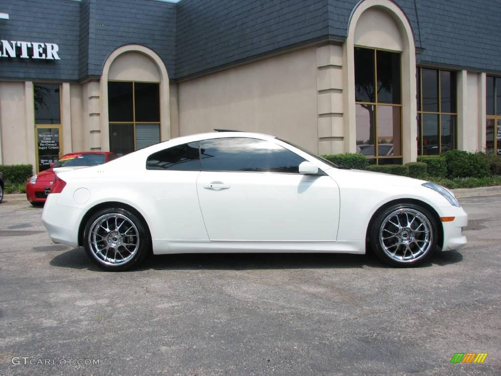 2006 G 35 Coupe - Ivory White Pearl / Wheat photo #7