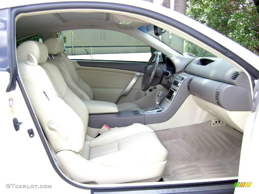 2006 G 35 Coupe - Ivory White Pearl / Wheat photo #9