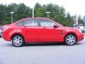 2008 Vermillion Red Ford Focus SES Sedan  photo #5