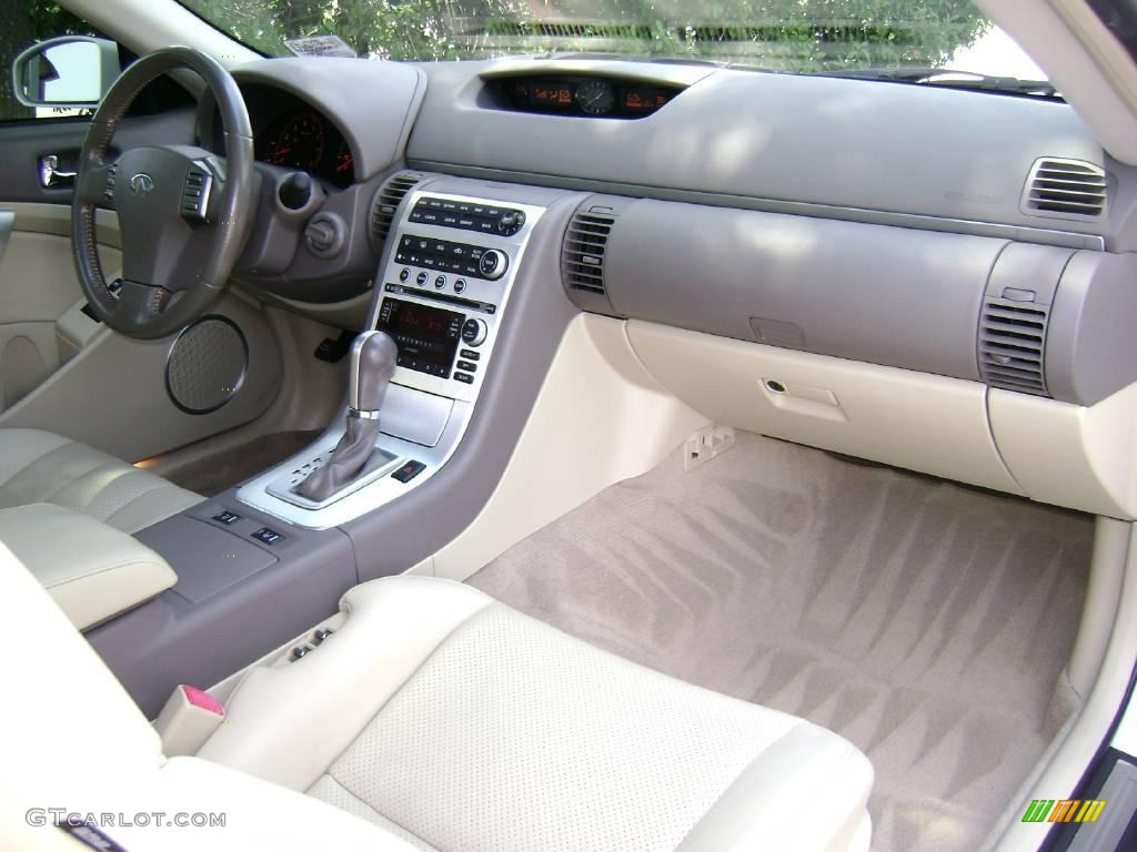 2006 G 35 Coupe - Ivory White Pearl / Wheat photo #14