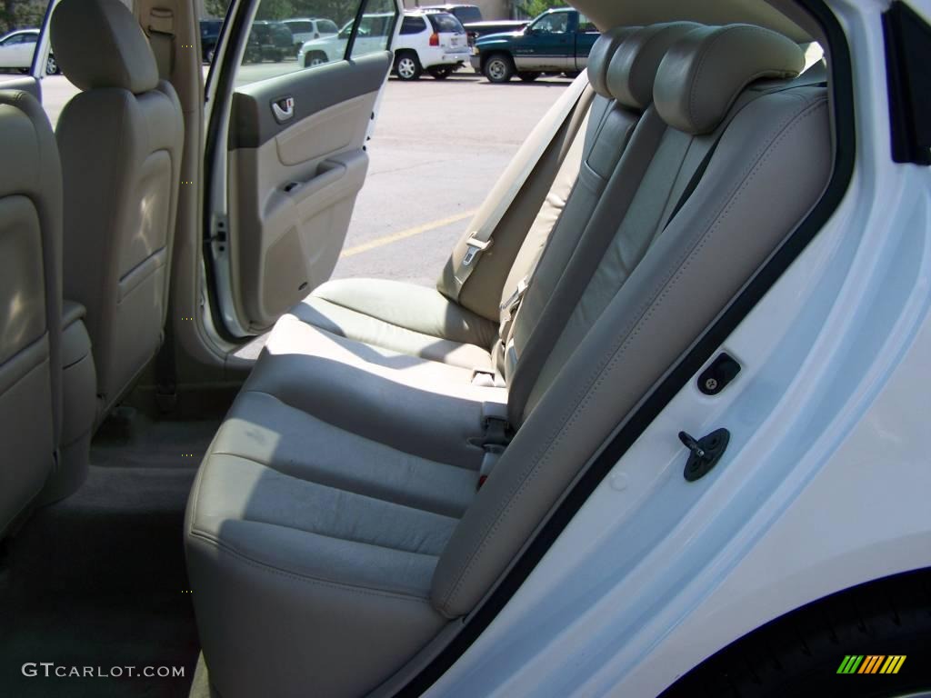 2008 Sonata Limited V6 - Powder White Pearl / Beige photo #10