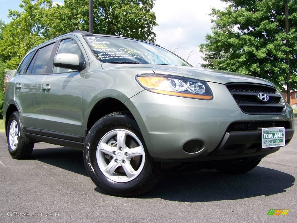 2008 Santa Fe GLS - Natural Khaki Green / Beige photo #1