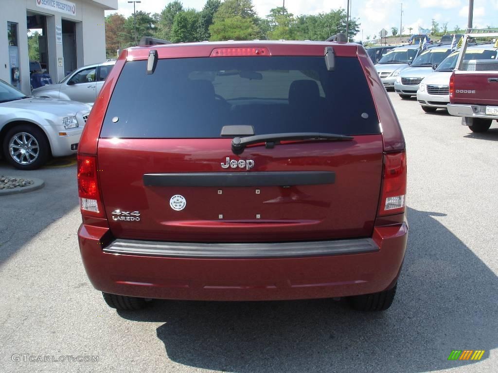 2007 Grand Cherokee Laredo 4x4 - Red Rock Crystal Pearl / Medium Slate Gray photo #3