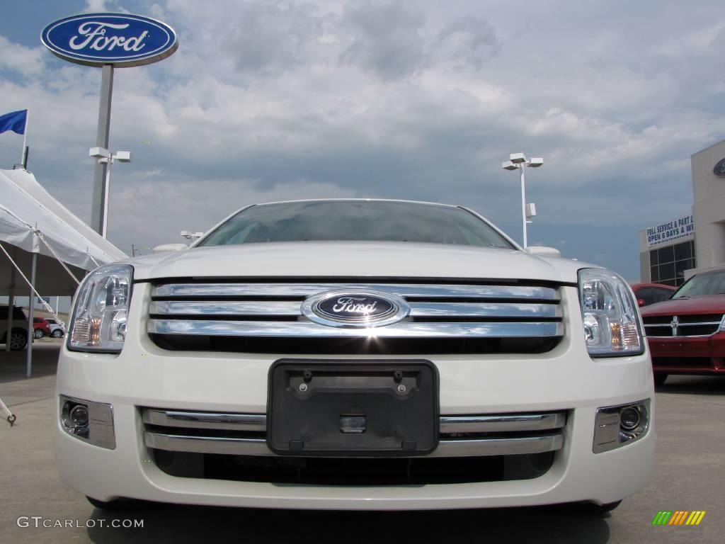 2008 Fusion SEL V6 - White Suede / Medium Light Stone photo #2