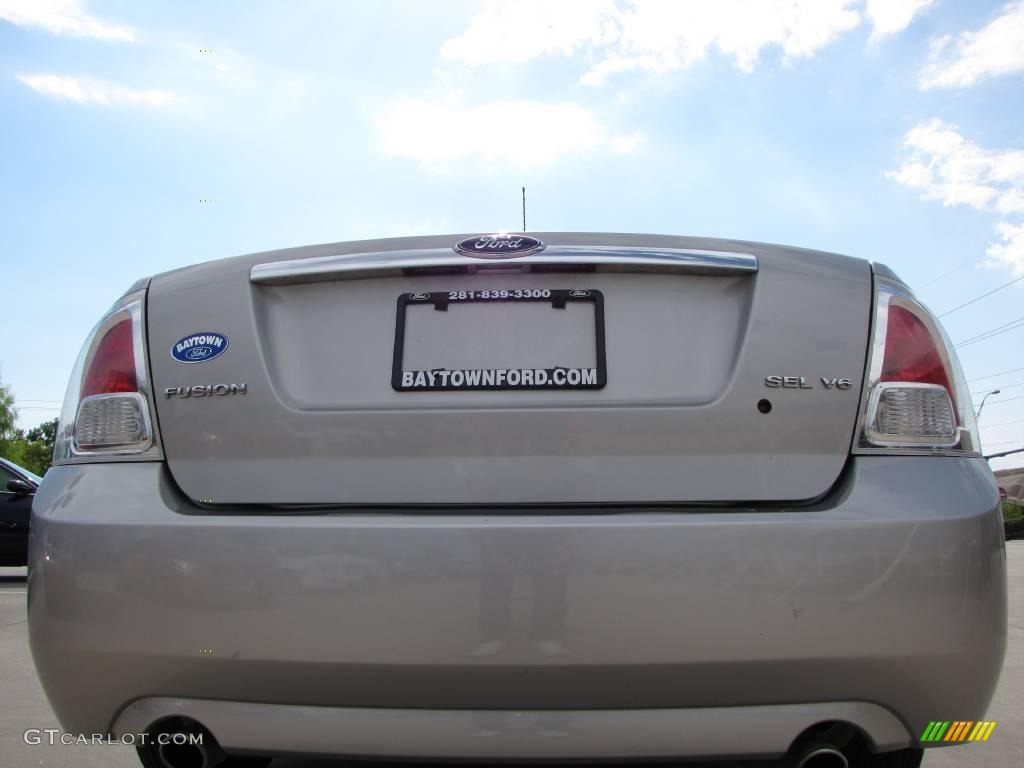 2008 Fusion SEL V6 - Vapor Silver Metallic / Medium Light Stone photo #6