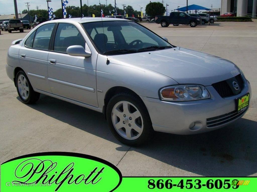 2006 Sentra 1.8 S Special Edition - Brilliant Aluminum Metallic / Charcoal photo #1