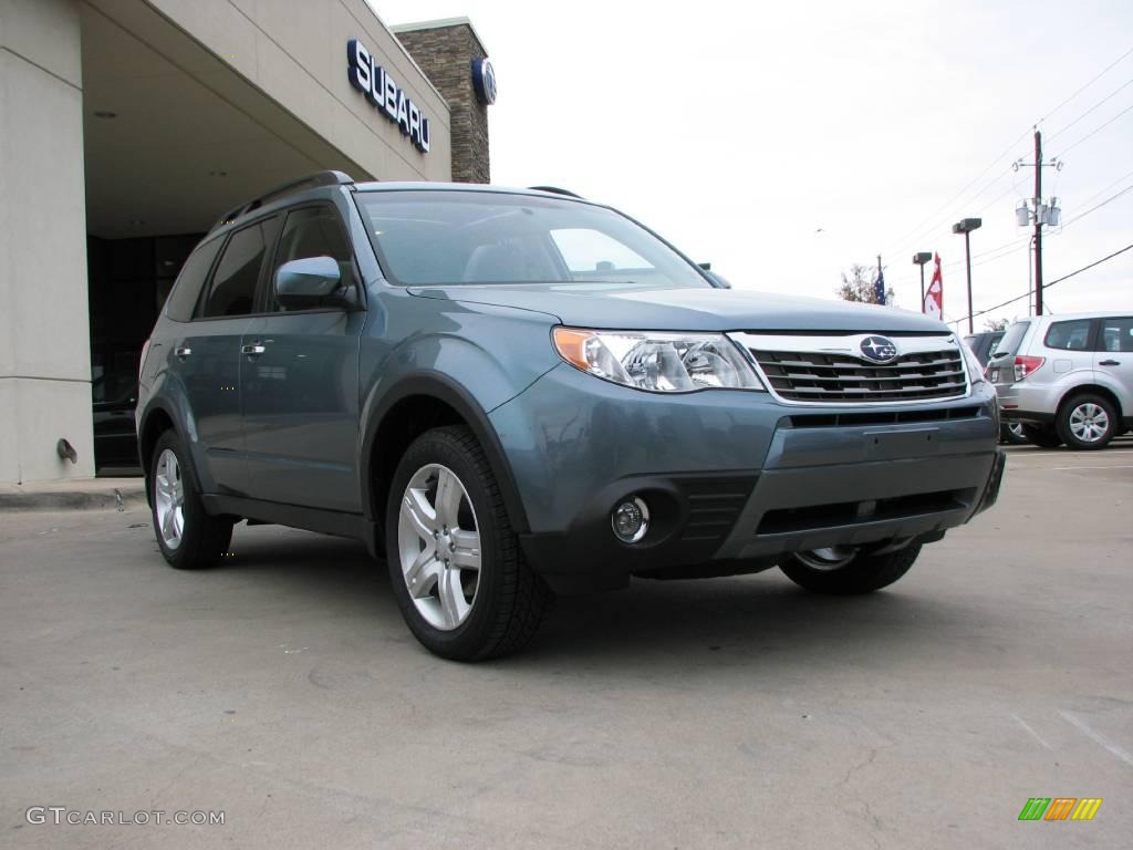 2009 Forester 2.5 X L.L.Bean Edition - Sage Green Metallic / Platinum photo #1