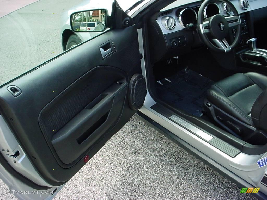 2009 Mustang V6 Premium Coupe - Brilliant Silver Metallic / Dark Charcoal photo #9