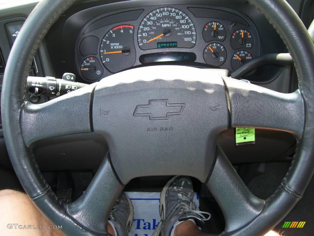 2005 Silverado 2500HD LS Crew Cab 4x4 - Black / Dark Charcoal photo #40