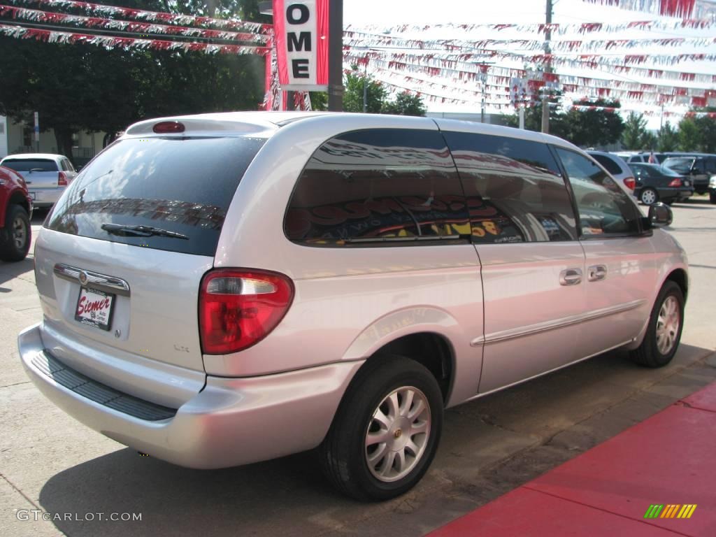 2002 Town & Country LX - Bright Silver Metallic / Taupe photo #2