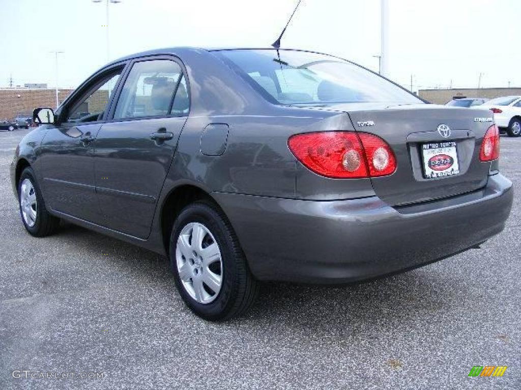 2007 Corolla LE - Phantom Gray Pearl / Stone photo #5