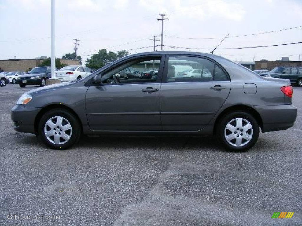 2007 Corolla LE - Phantom Gray Pearl / Stone photo #6