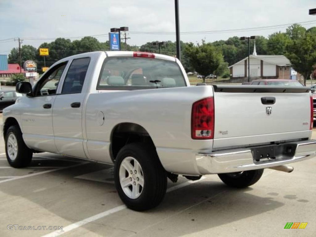 2006 Ram 1500 SLT Quad Cab - Bright Silver Metallic / Medium Slate Gray photo #5