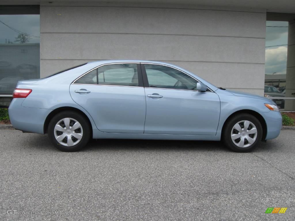 2008 Camry LE - Sky Blue Pearl / Bisque photo #2