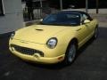2002 Inspiration Yellow Ford Thunderbird Deluxe Roadster  photo #8
