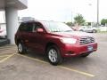 2008 Salsa Red Pearl Toyota Highlander 4WD  photo #3