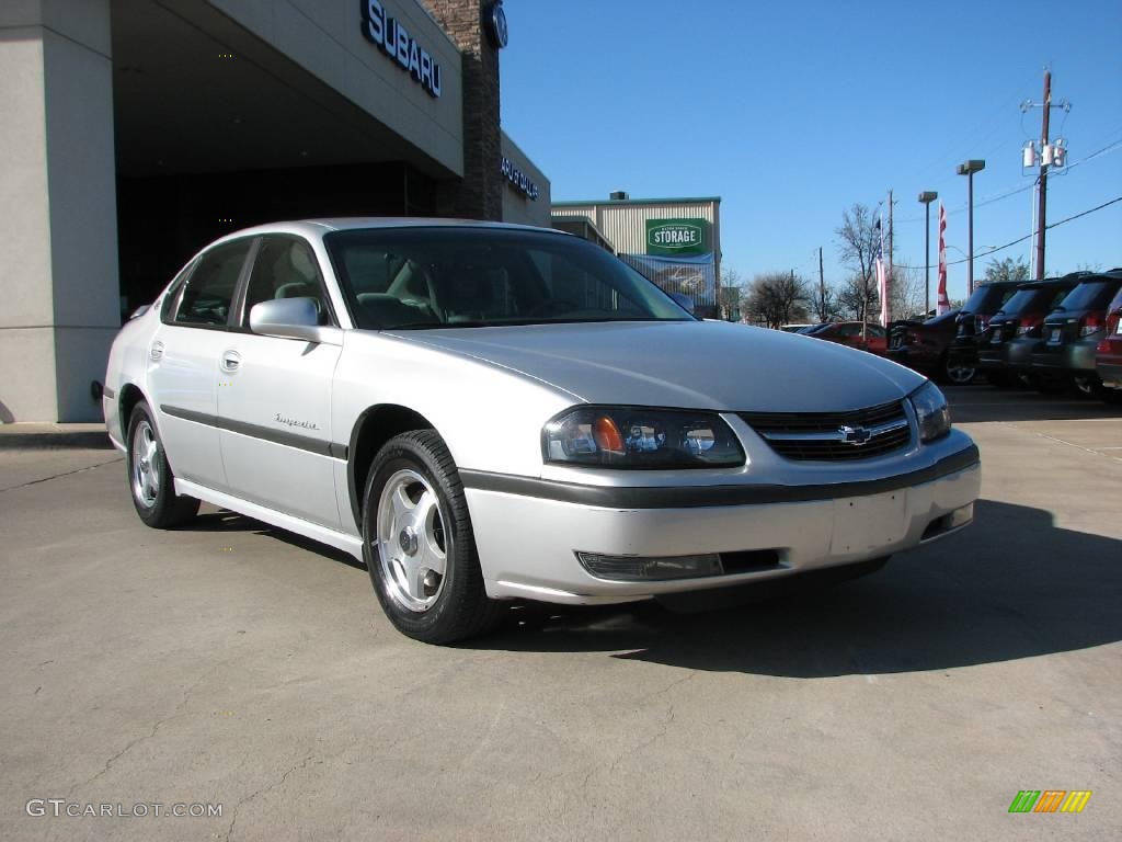 2002 Impala LS - Galaxy Silver Metallic / Medium Gray photo #1
