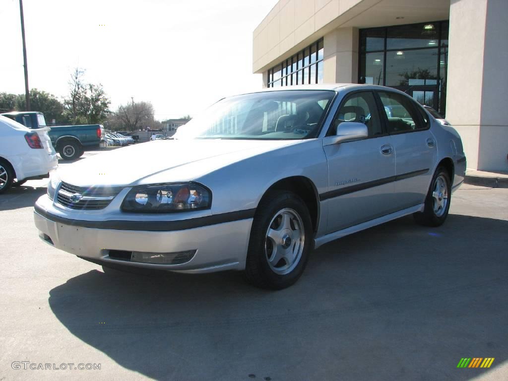 2002 Impala LS - Galaxy Silver Metallic / Medium Gray photo #3