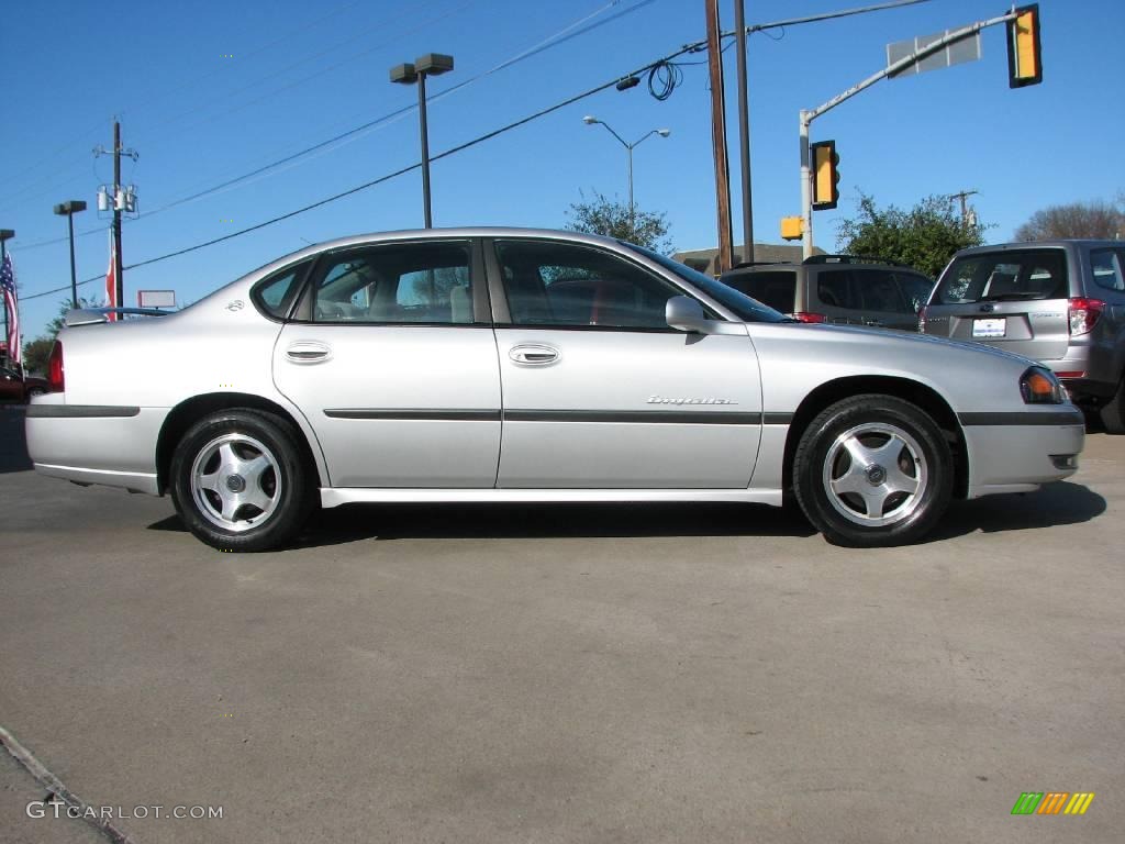 2002 Impala LS - Galaxy Silver Metallic / Medium Gray photo #8