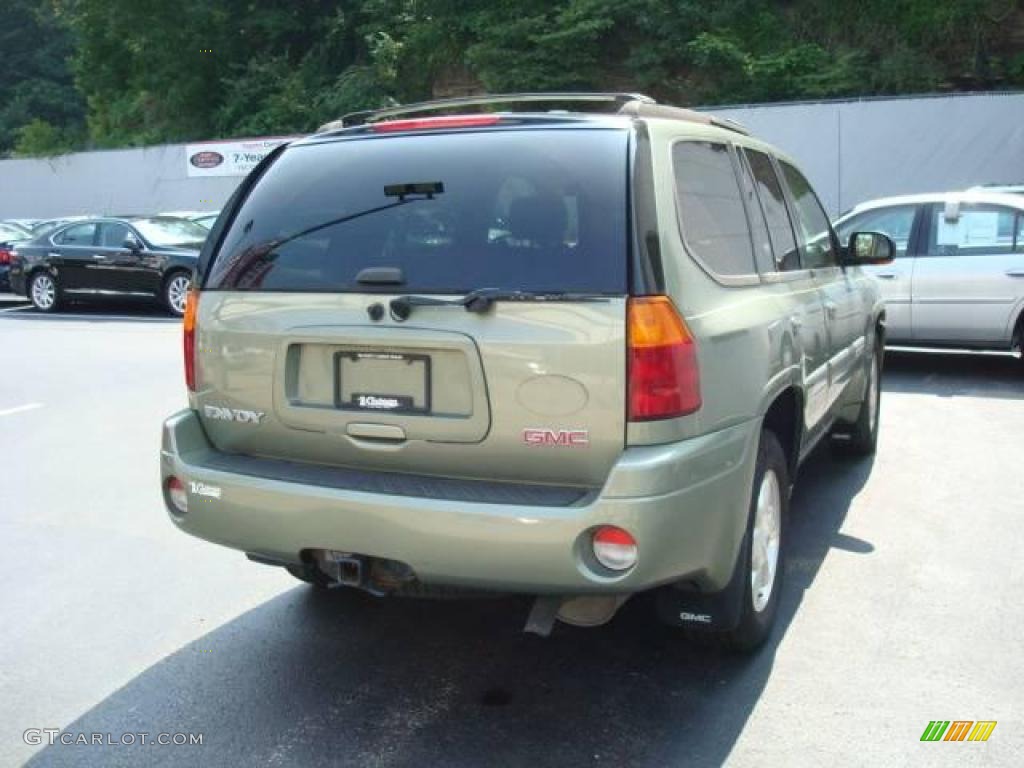2003 Envoy SLT 4x4 - Silver Green Metallic / Light Oak photo #4