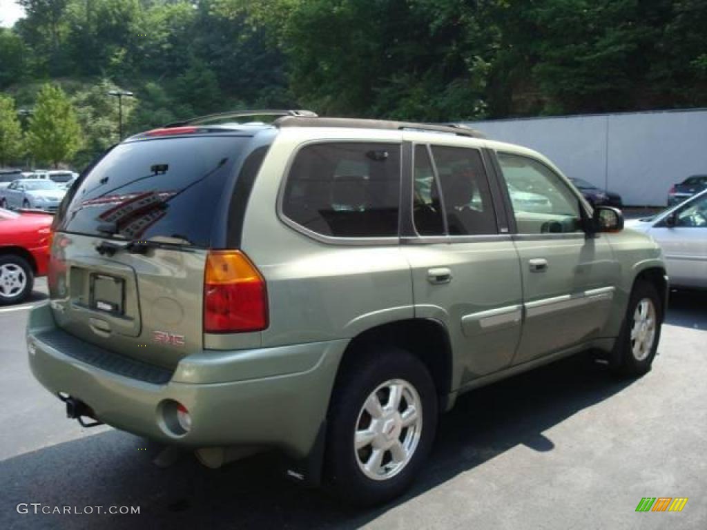 2003 Envoy SLT 4x4 - Silver Green Metallic / Light Oak photo #5