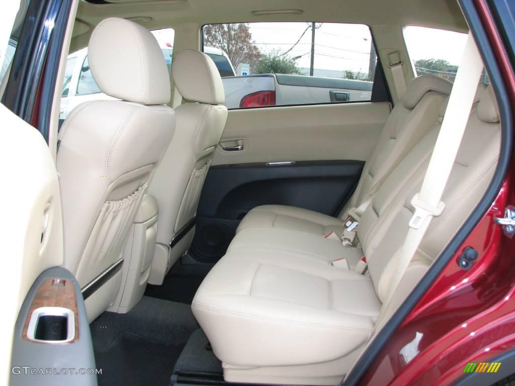 2009 Tribeca Limited 5 Passenger - Ruby Red Pearl / Desert Beige photo #6