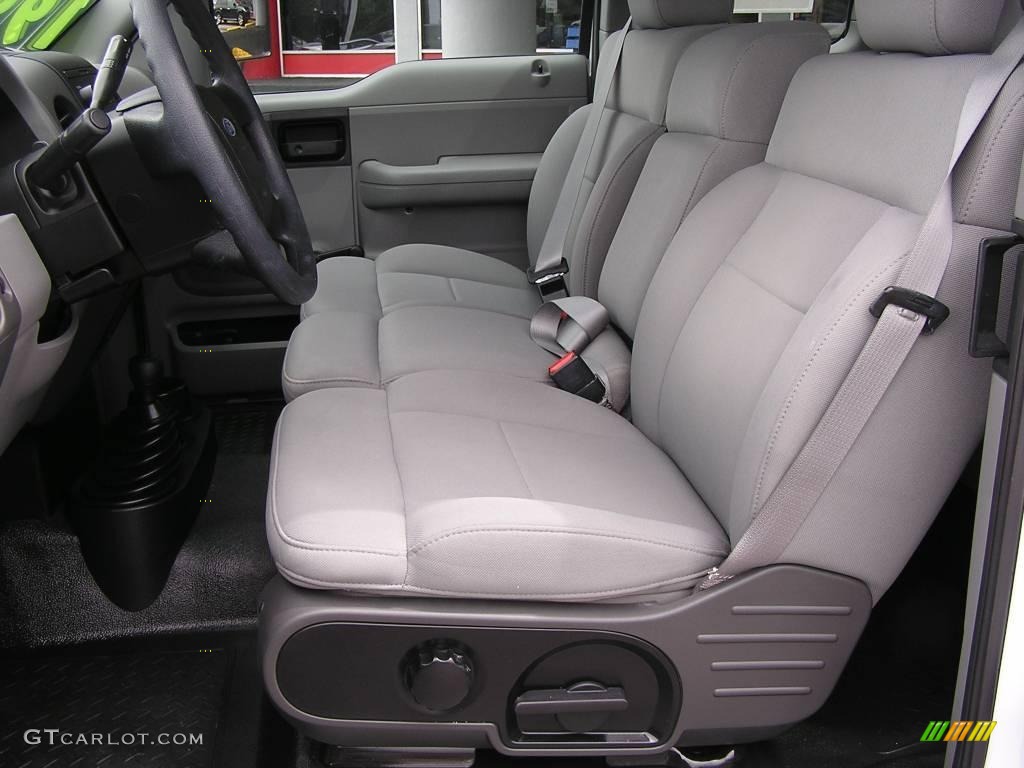 2006 F150 XL SuperCab 4x4 - Oxford White / Medium/Dark Flint photo #7
