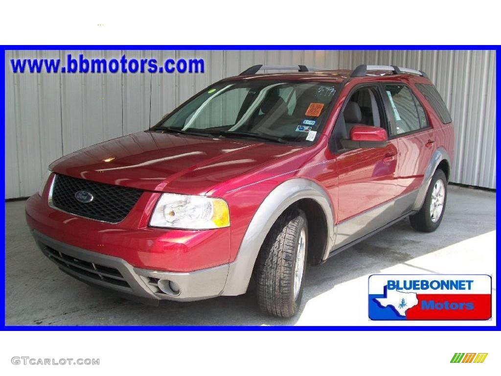 Red Fire Metallic Ford Freestyle