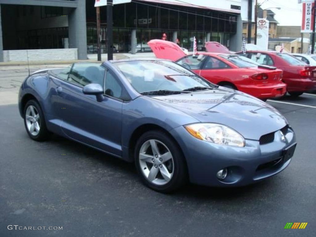 2007 Eclipse Spyder GS - Still Blue Pearl / Dark Charcoal photo #6