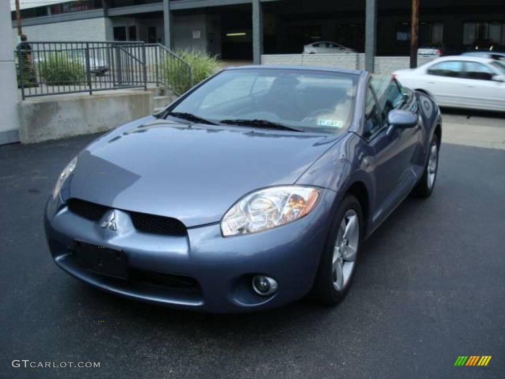 2007 Eclipse Spyder GS - Still Blue Pearl / Dark Charcoal photo #8
