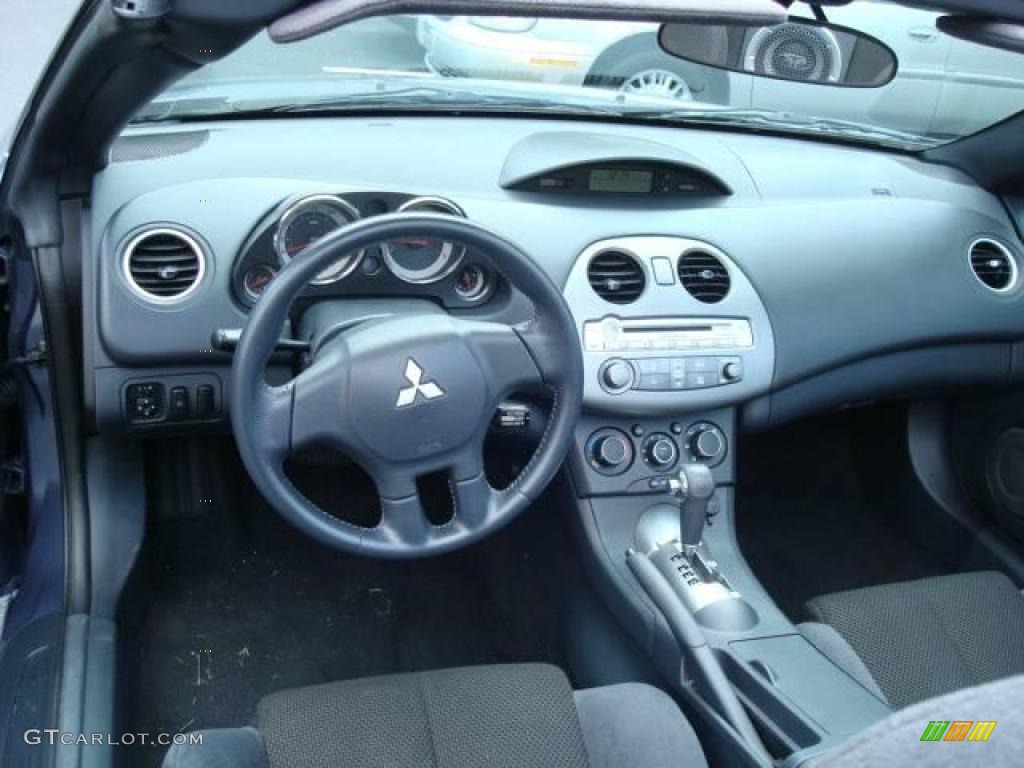 2007 Eclipse Spyder GS - Still Blue Pearl / Dark Charcoal photo #12
