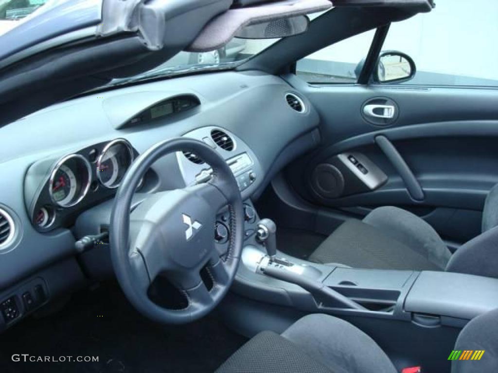 2007 Eclipse Spyder GS - Still Blue Pearl / Dark Charcoal photo #17