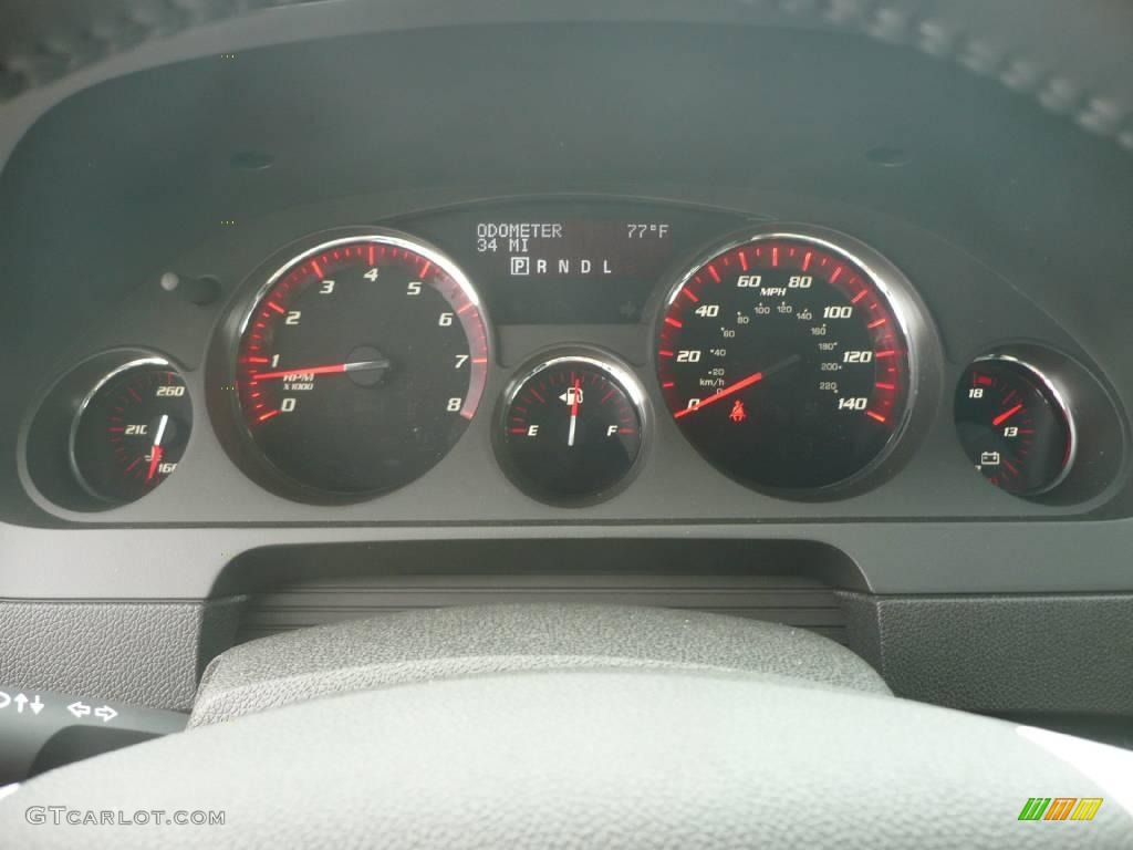 2010 Acadia SLE AWD - Silver Green Metallic / Ebony photo #9