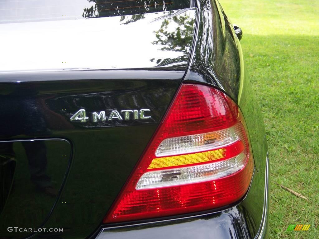 2005 C 320 4Matic Sedan - Black / Black photo #13