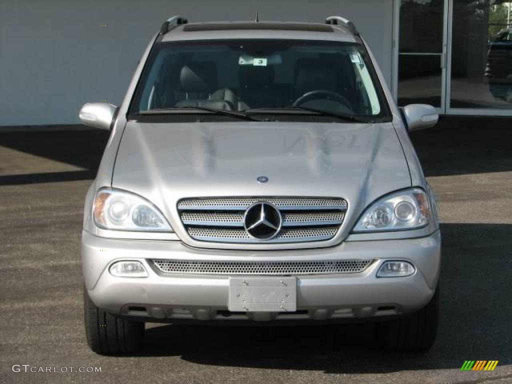 2005 ML 500 4Matic - Brilliant Silver Metallic / Charcoal photo #1