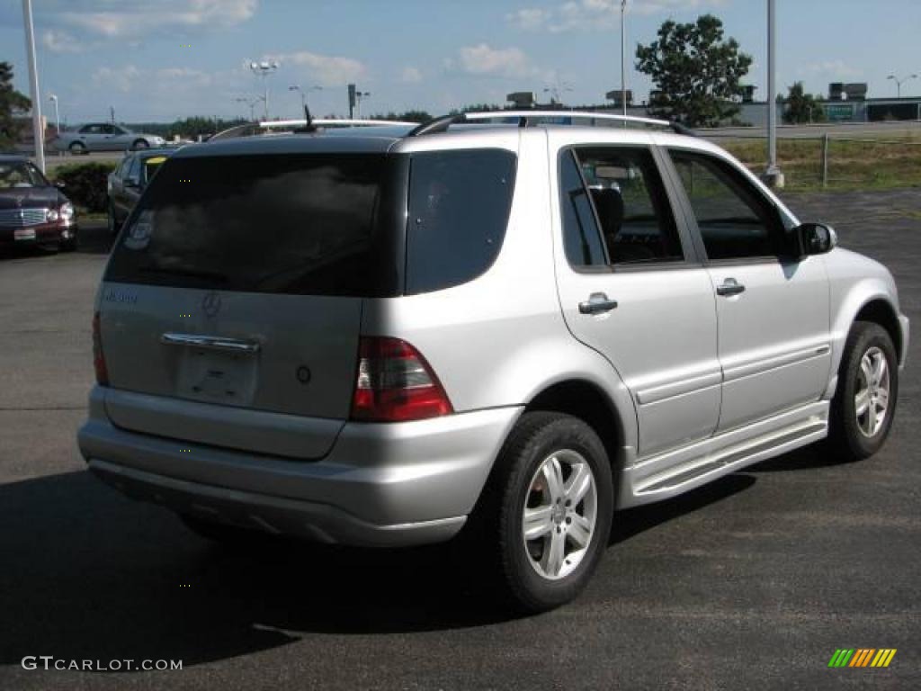 2005 ML 500 4Matic - Brilliant Silver Metallic / Charcoal photo #3