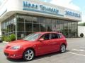 2005 Velocity Red Mica Mazda MAZDA3 s Hatchback  photo #1